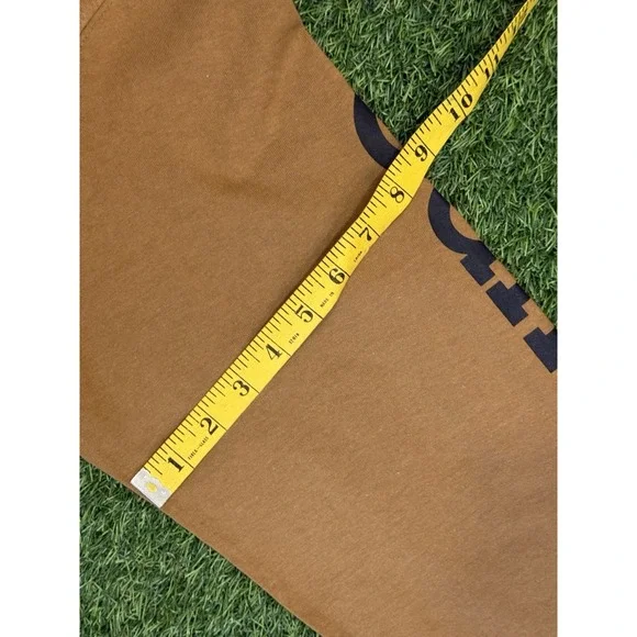 Carhartt Shirt Mens Medium Tan Work Wear Loose Fit Long Sleeve Base Layer - Picture 12 of 12